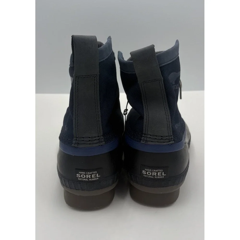 Sorel‎ Cheyanne II Short Nylon Duck Boots Collegiate Navy 7 New